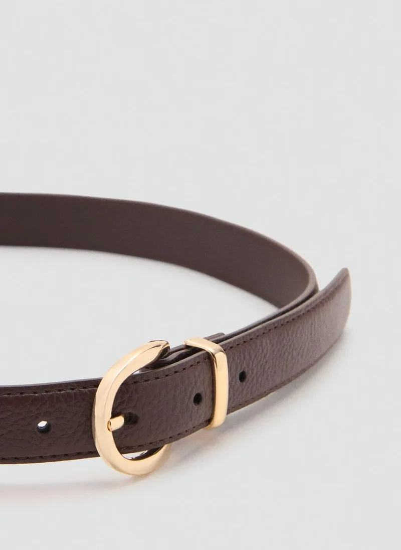 MANGO  Oval buckle belt for Women | Best Price UAE